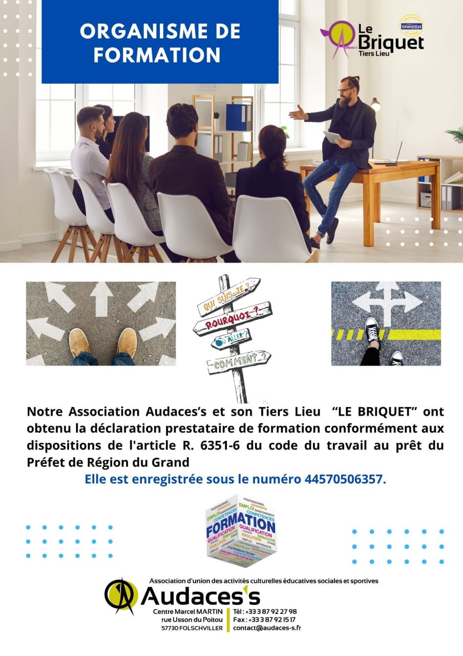 Une nouvelle étape pour l’Association Audaces’s&nbsp;!